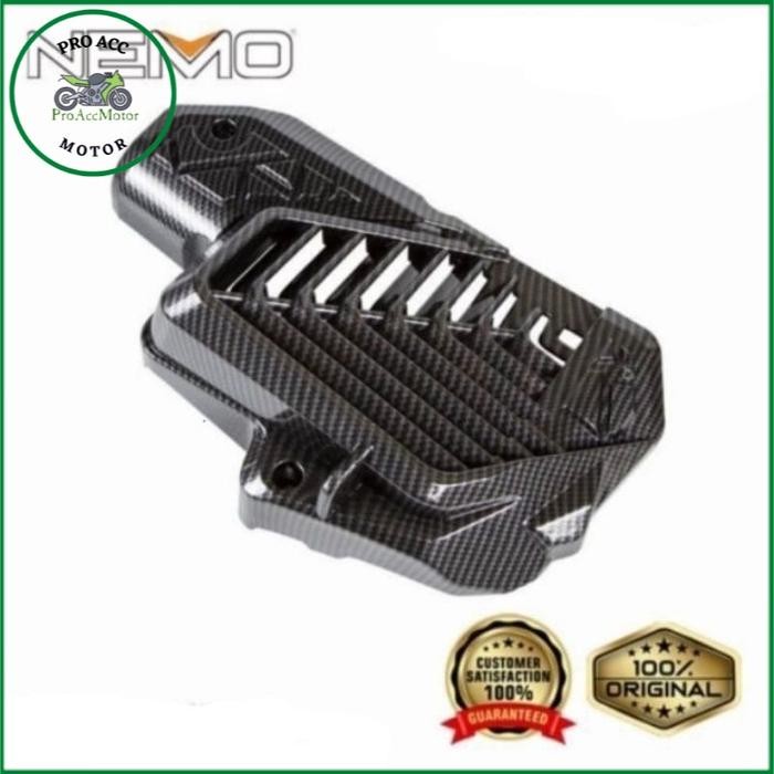 DISKON COVER RADIATOR ADV 160 CARBON COVER TUTUP RADIATOR ADV 160 CARBON NEMO READYY