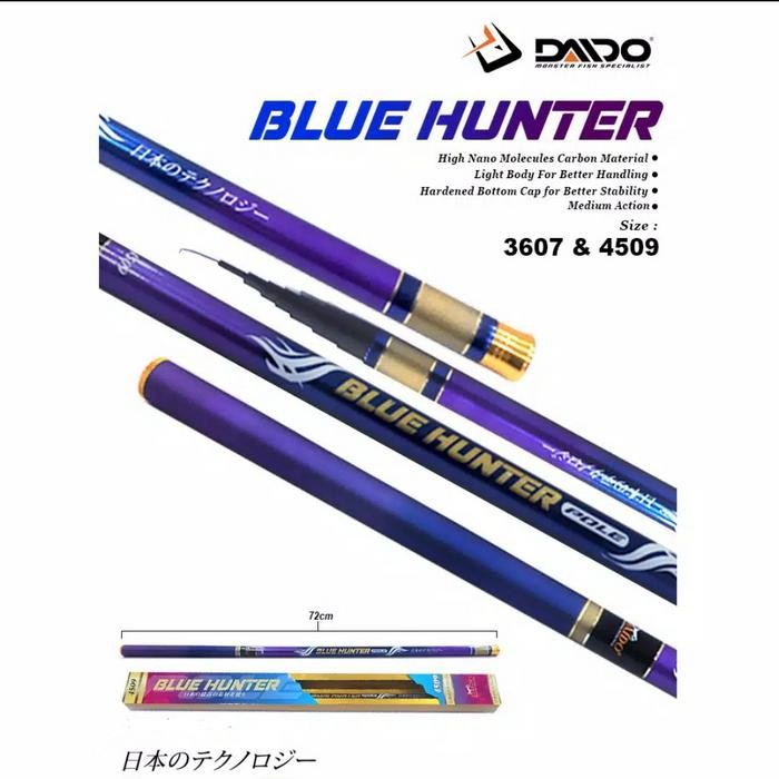 [Terlaris Di Toko Kami] Tegek Carbon Daido Blue Hunter 360/450 Best Seller