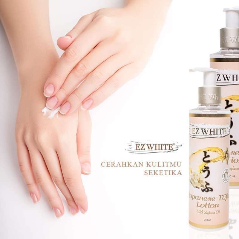 Ready selalu- EZ WHITE JAPANESE TOFU LOTION-PEMUTIH EZ WHITE - BODY LOTION EZ WHITE TOFU