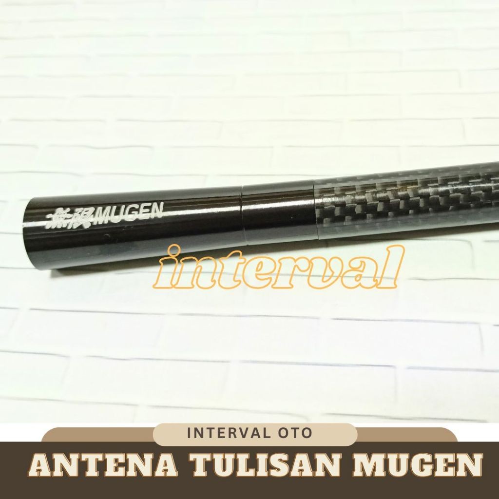 Antena Carbon Mobil Erta Vios Pajero Antena Mugen