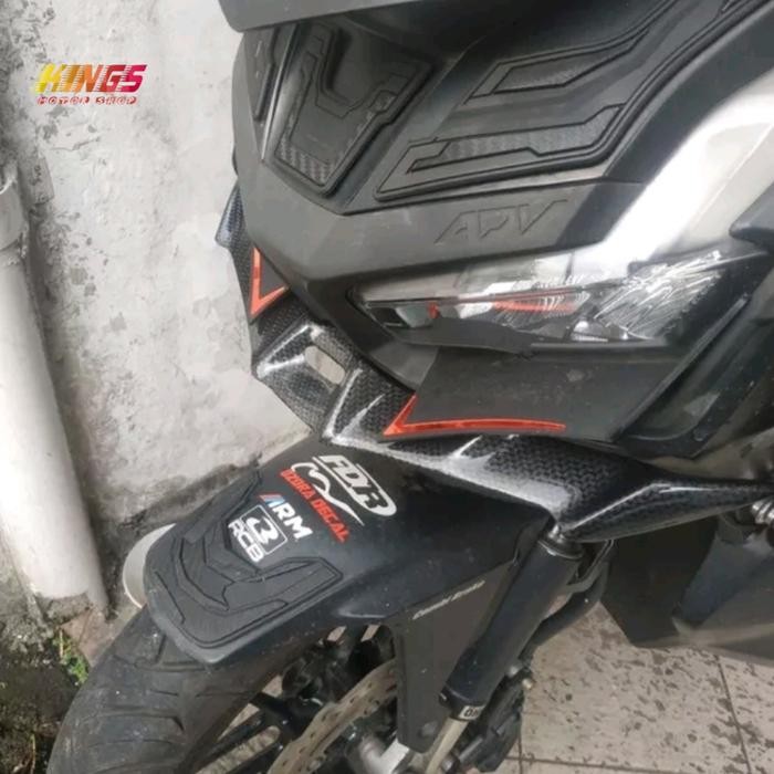 WINGLET WIGLET SAYAP DEPAN CARBON HONDA ADV150 ADV160 BERKUALITAS
