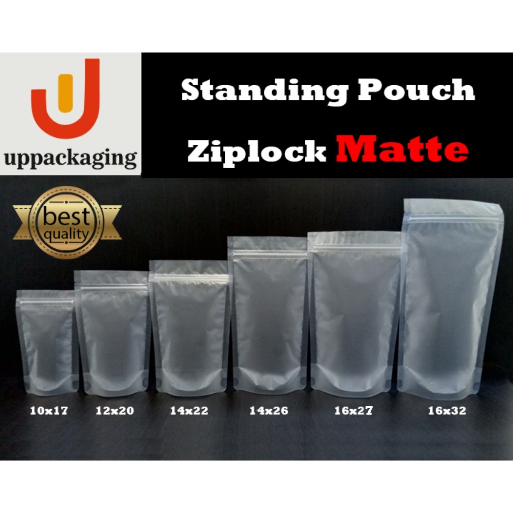 Standing Pouch Ziplock Matte Doff Anti Bocor