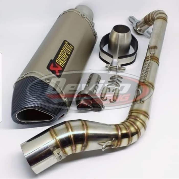 KNALPOT AKRAPOVIC HZT V1 YAMAHA XSR155 XSR 155 IMPORT FULL SYSTEM TERMURAH