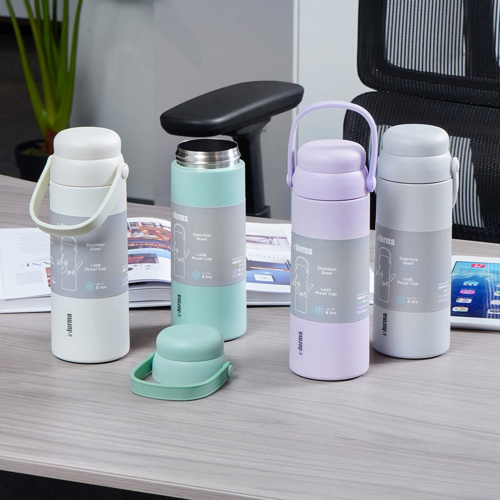 Informa Appetite 500 ml Beverly Botol Minum Vacuum - Hijau Tumbler Termos Minuman Tempat Air Minum