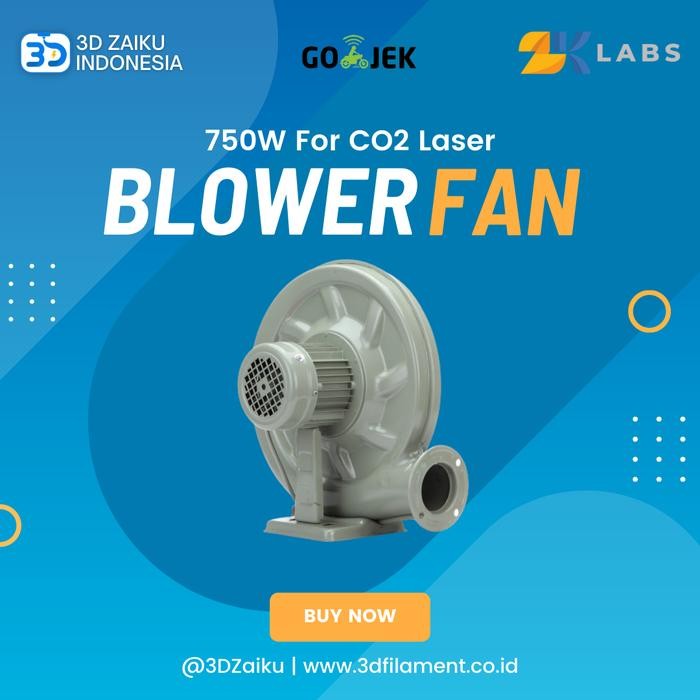 Zaiku CO2 Laser Exhaust Blower Fan Kipas Pembuangan Angin