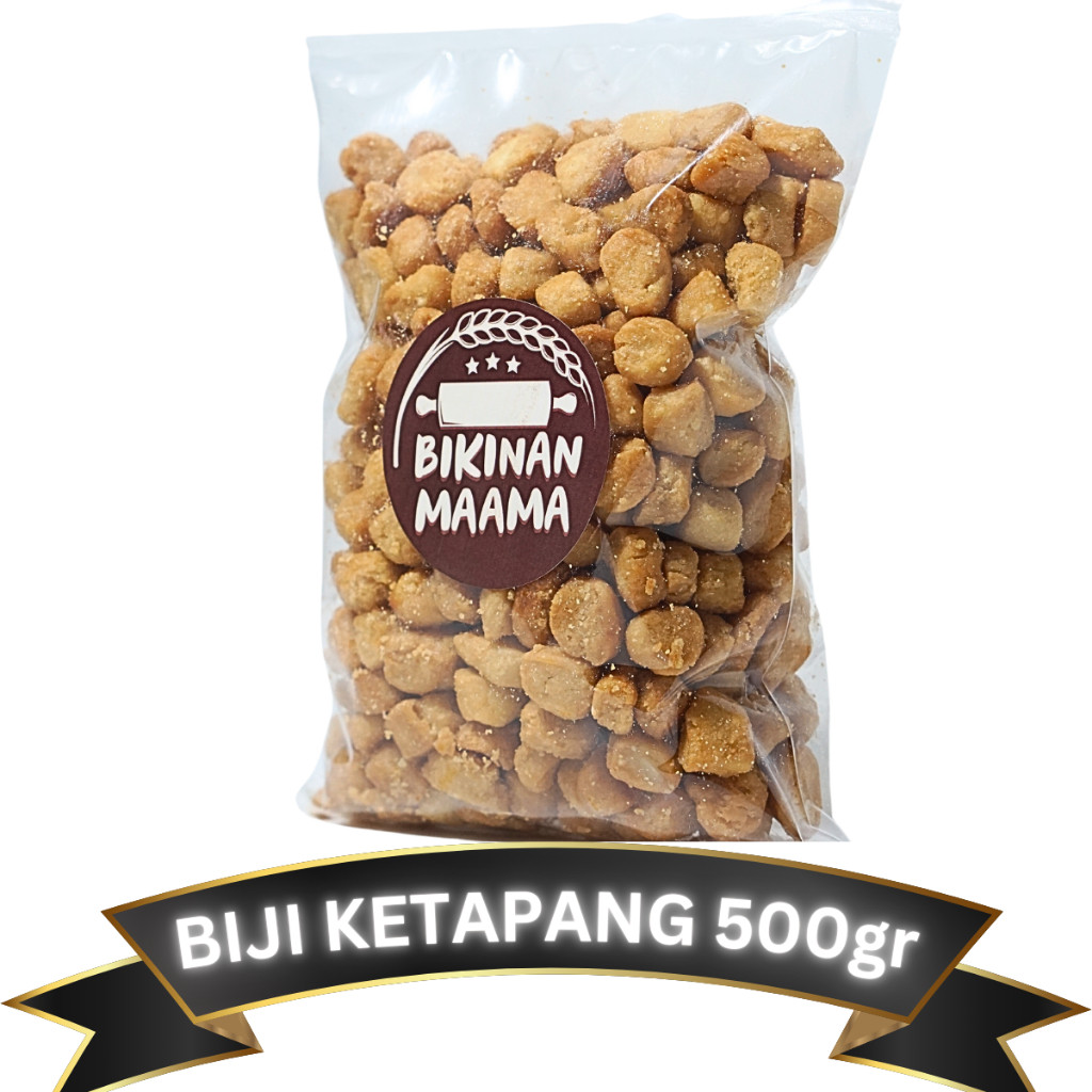 

cemilan biji ketapang 500gr Bikinanmaama