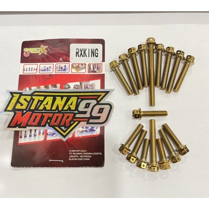 [Expert] BAUT PROBOLT CVT RX KING THAILAND BAUT BLOK MESIN CVT RX KING SATU SET