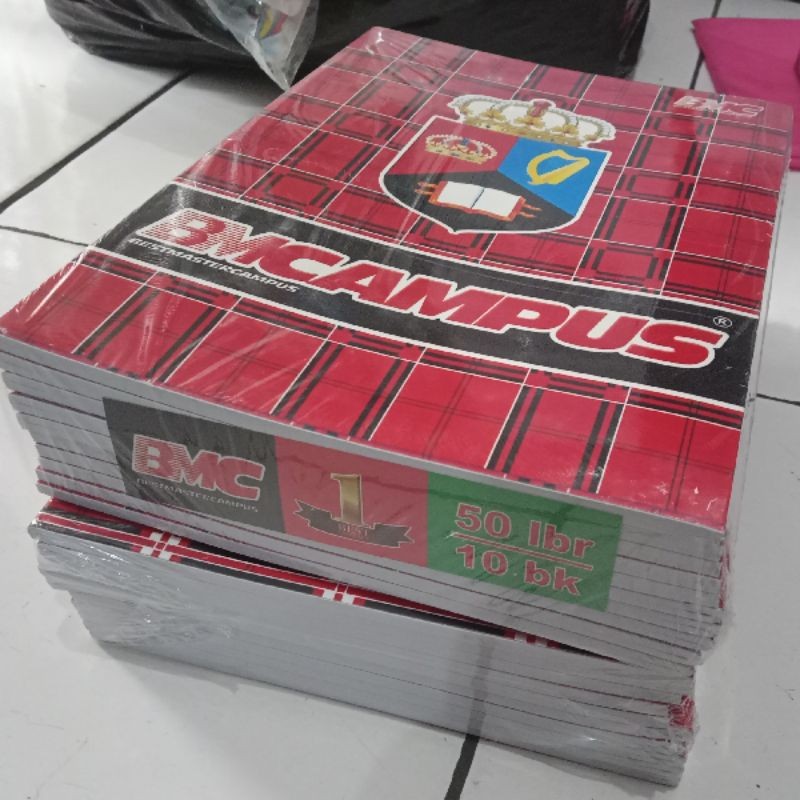 

10 pc Buku tulis BMC Campus 50 lembar