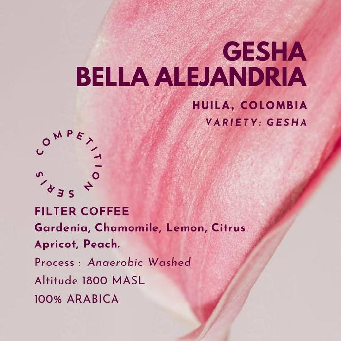 

GESHA BELLA ALEJANDRIA COFFEE SPECIALTY ARABICA COMPETITION SERIES