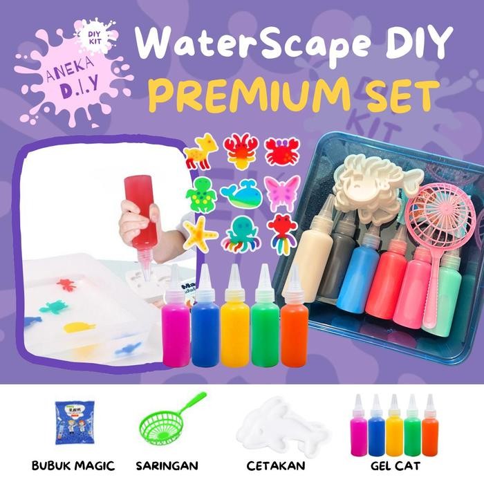 Magical Waterscape Water Jelly Mainan Anak Kreatifitas Edukasi Mainan Air Magical Jelly Waterscape