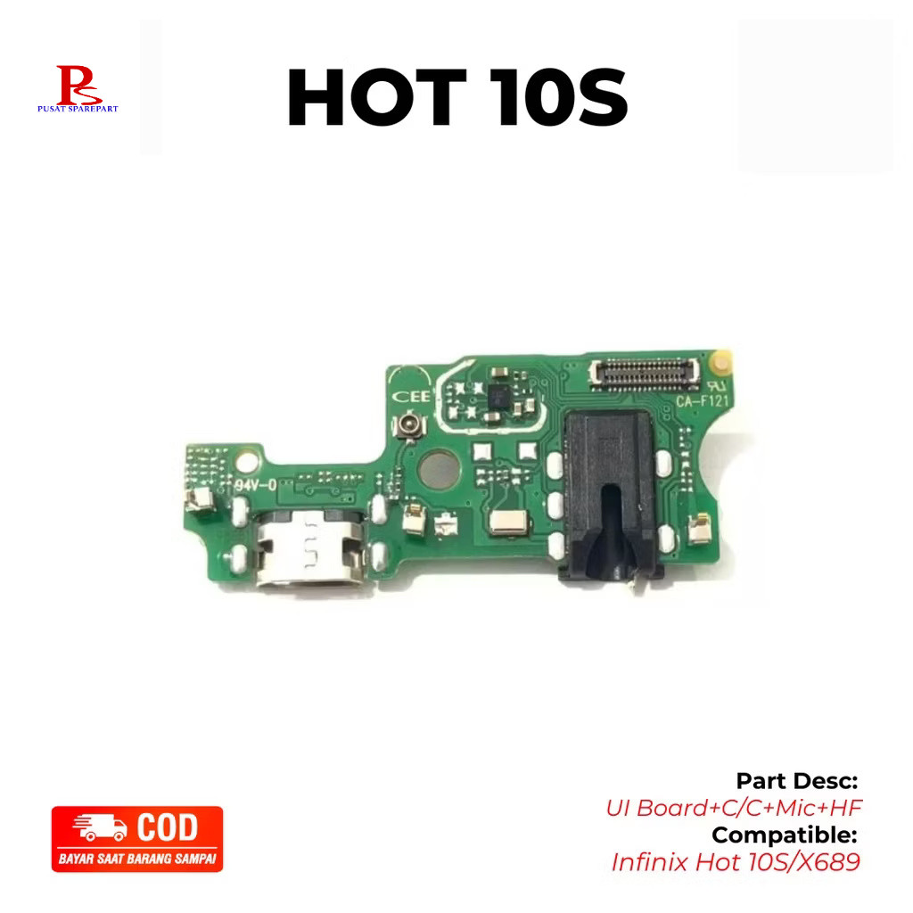 PAPAN CAS INFINIX HOT 10S X689 | KONEKTOR CAS HP | PAPAN PCB | PAPAN KONEKTOR | PAPAN CHARGER | PAPA