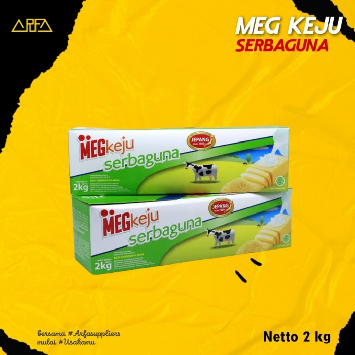 

(Expert) Meg Keju Cheddar Serbaguna 2 kg