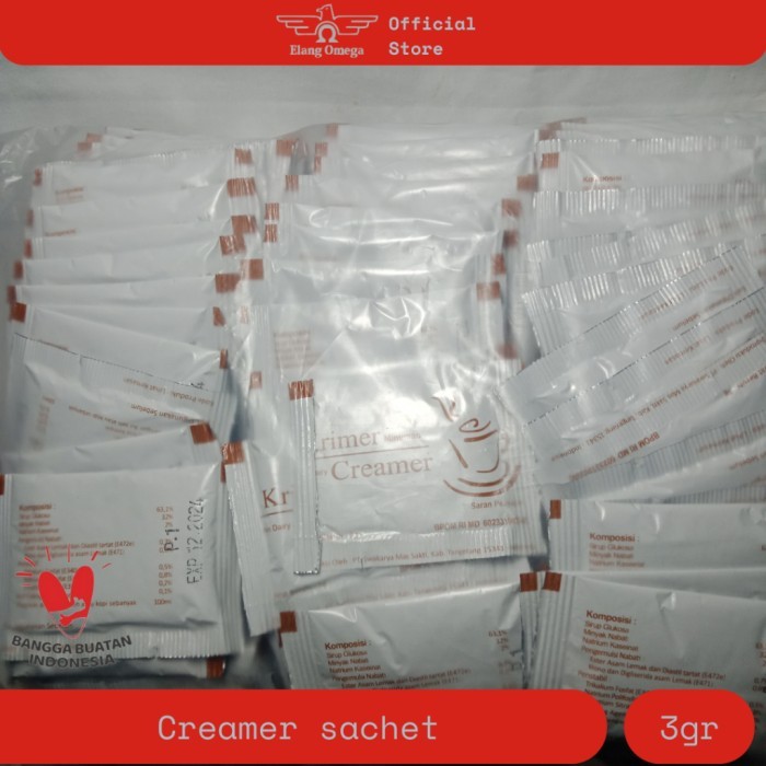

(Expert) creamer sachet nett 3gr, 1 pack isi 250pcs
