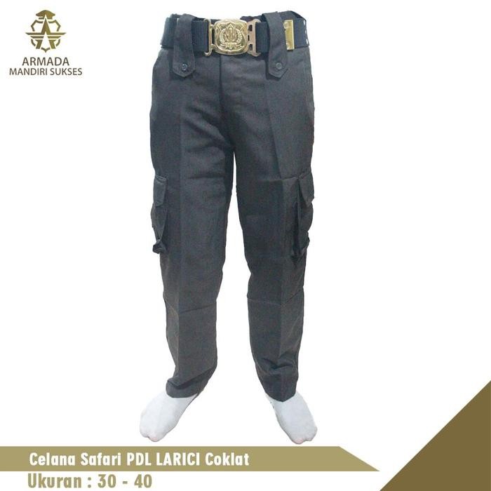 Celana PDL Satpam Laricci Coklat Celana PDL Security Coklat