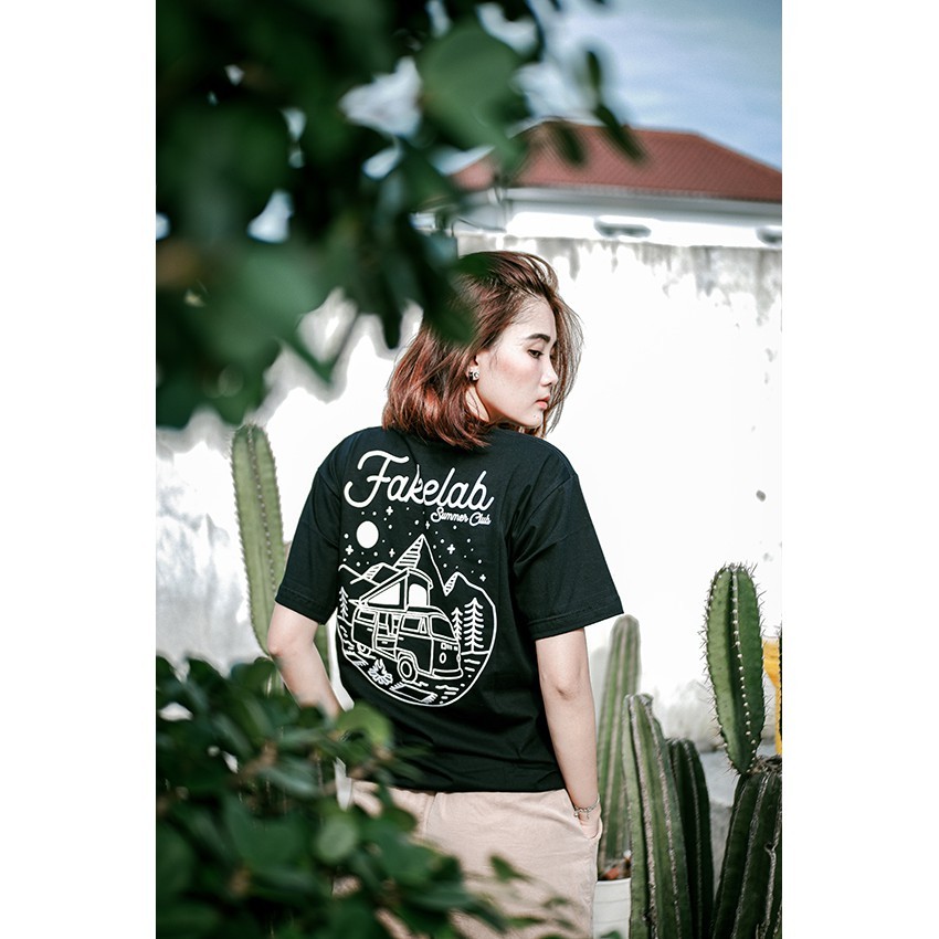 Fakelab Ts Night Camp Free Totebag Fakelab / Kaos / Tshirt / Tas / Tote