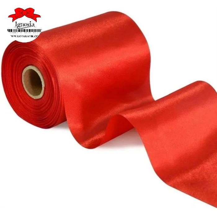 

Pesta- Pita Kain Satin Lebar 15 & 20 cm Besar Jumbo Opening Ribbon Peresmian