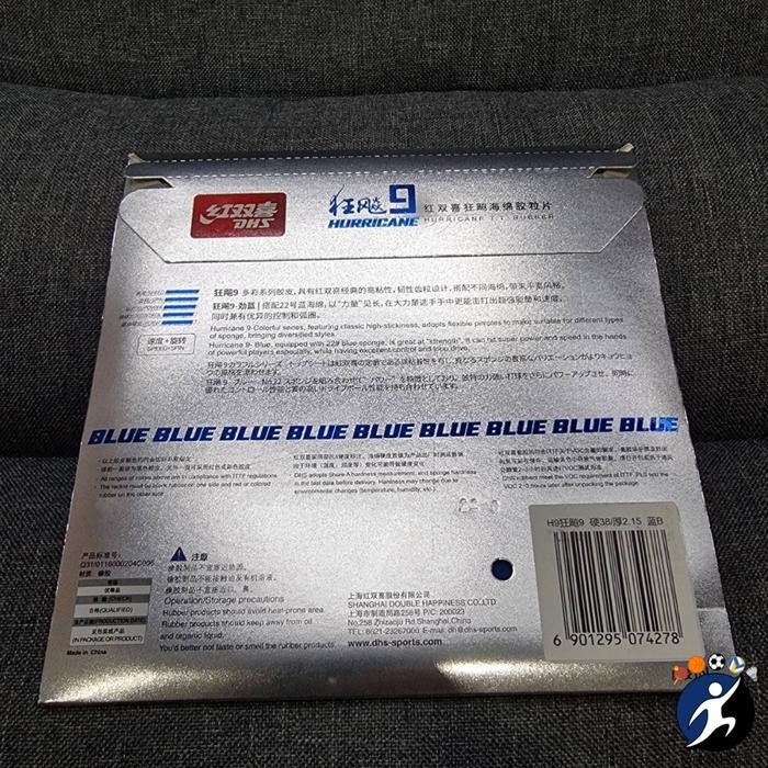 Karet Pingpong Dhs Hurricane 9