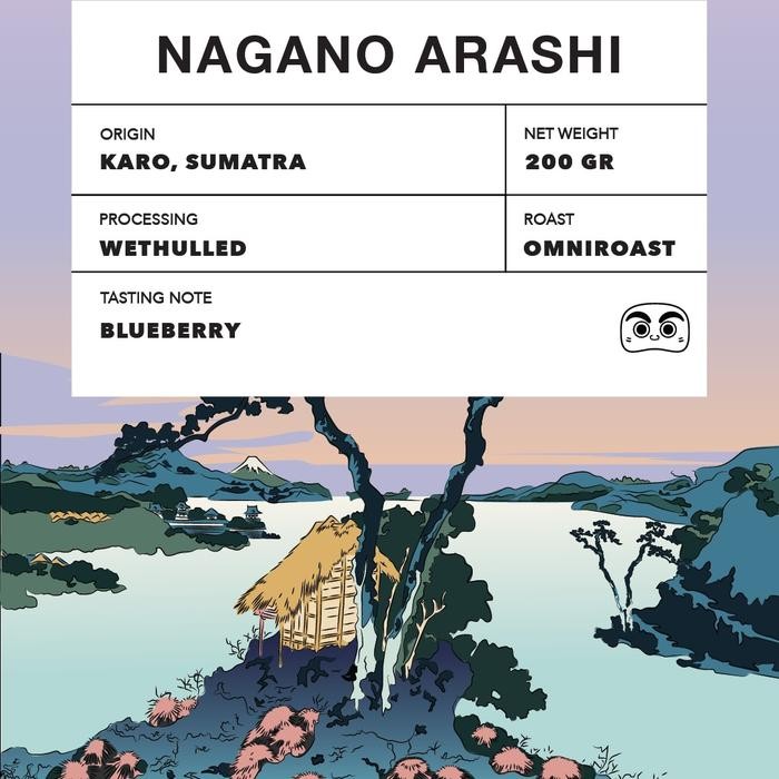 

Nagano Arashi for Filter or Espresso 200 gr / Biji Kopi Karo Sumatera