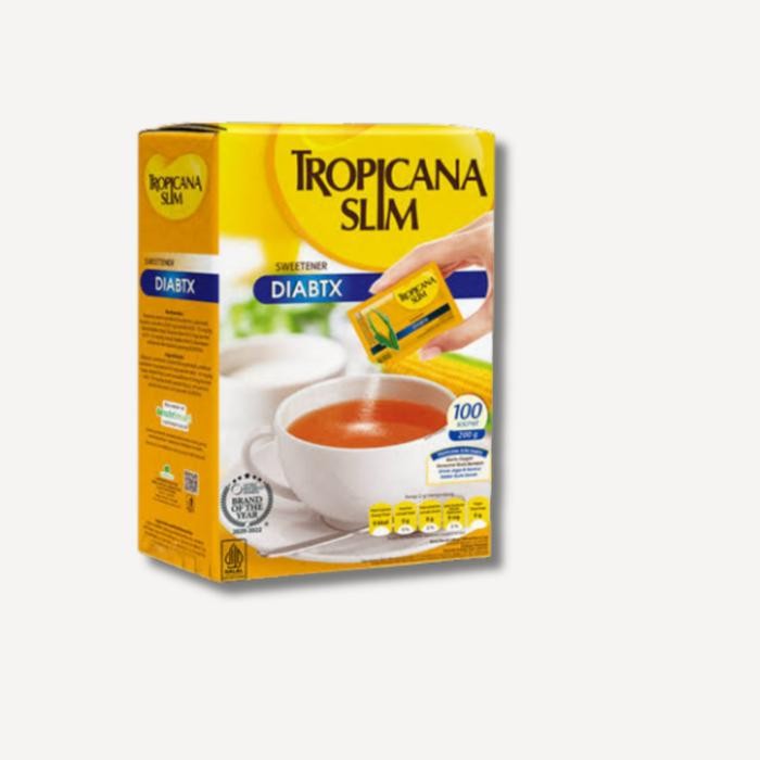 

Tropicana Slim Sweetener Diabetic - 100 Sachet
