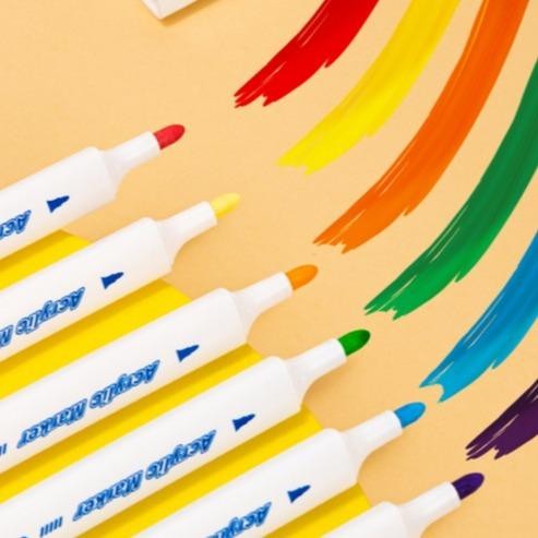 

DELI ACRYLIC MARKER HM315 - SPIDOL AKRILIK 48 WARNA, TINTA OPAQUE & CEPAT KERING, IDEAL UNTUK