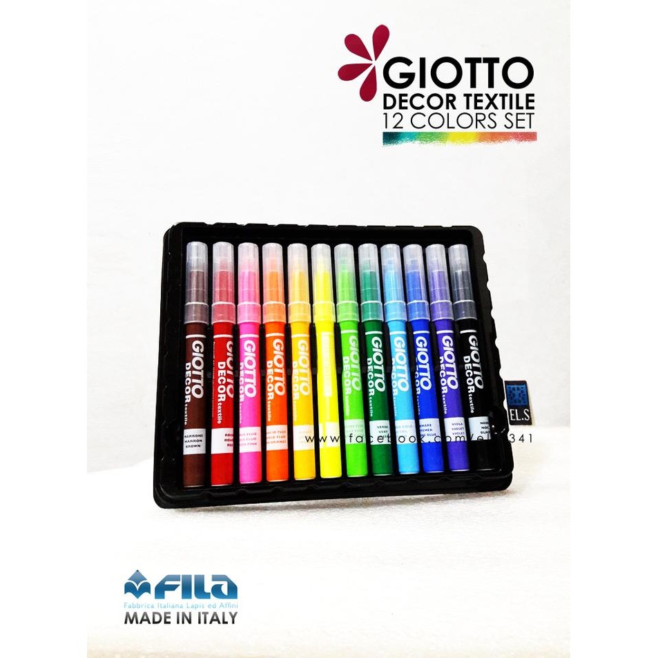 

GIOTTO DECOR TEXTILE SET 12 WARNA