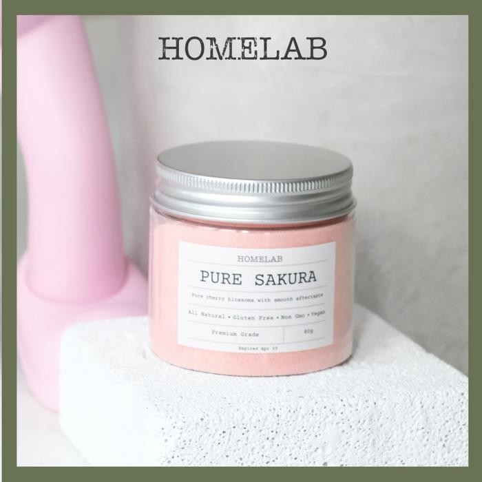

Terlaris- Homelab Pure Extract Sakura - Bubuk Sakura Asli / Murni / Ekstrak 80G