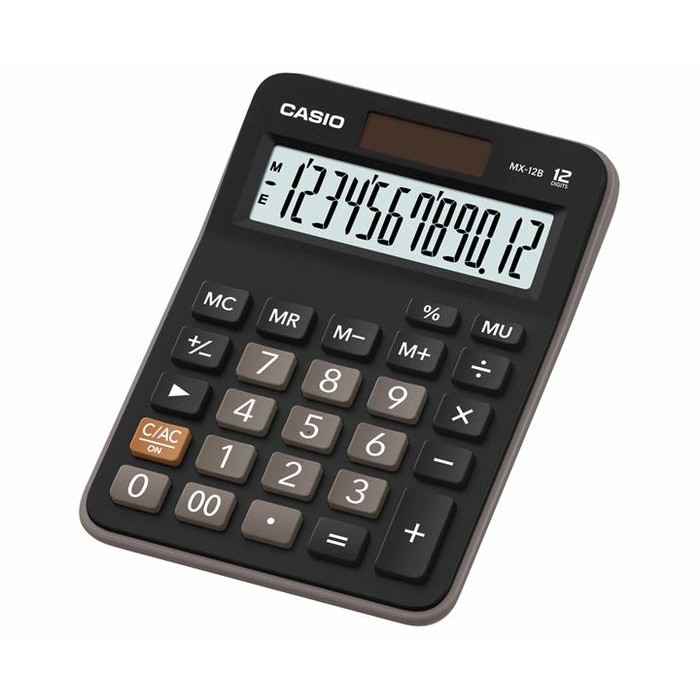 

Ready Kalkulator Meja Casio Mx-12B-Bk Office Desktop Value Series Calculator