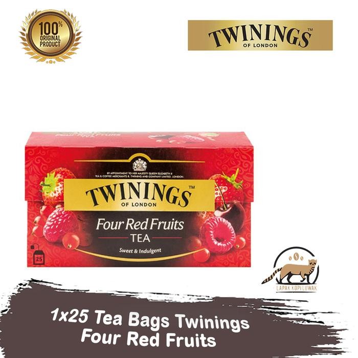 

Terlaris- Twinings Tea Varian Four Red Fruits Tea