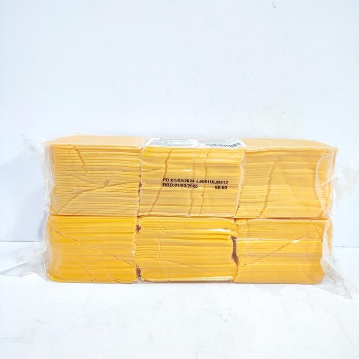 

BARANG TERLARIS Belmundo Keju Burger / Cheese Burger Slices Cheddar isi 84 lembar
