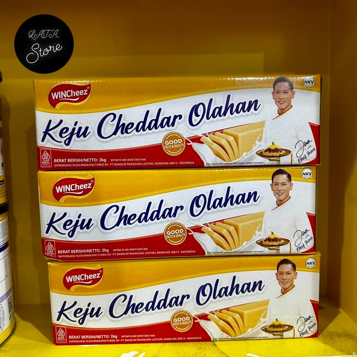 

BARANG TERLARIS Keju Cheddar WinCheez 2 Kg