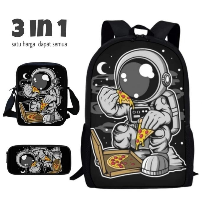 tas anak tk laki-laki - tas sekolah anak laki-laki sd - tas anak gambar astronot