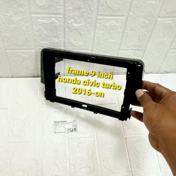 Frame Head Unit Android 9 inch Civic Turbo 2016-on / Frame Head Unit Android 9"