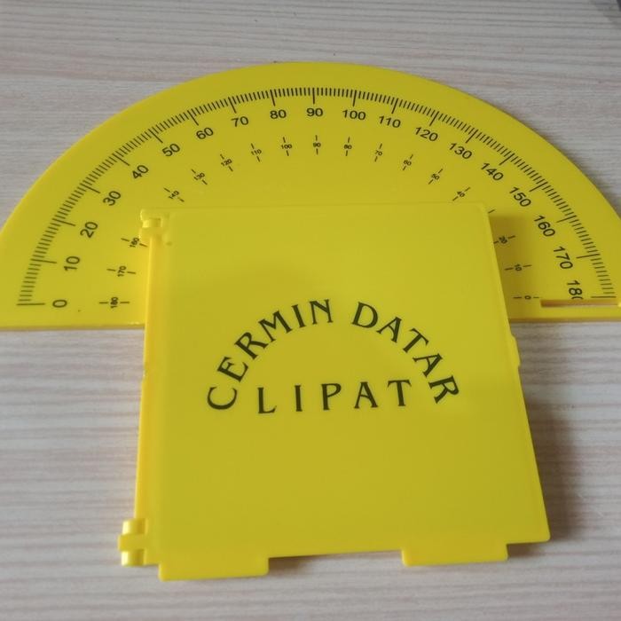 

cermin datar dengan lipat busur