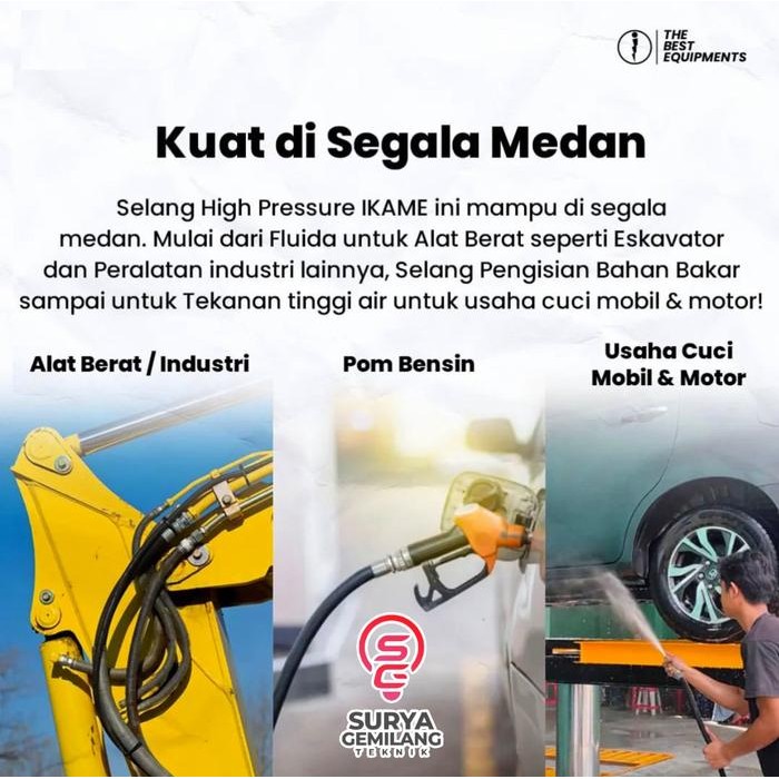 Mantab Selang Jet Cleaner/ Selang Steam Mobil/ Selang Cuci Motor