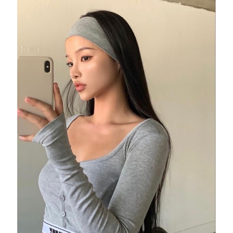 Makmur_55 Bandana Premium Katun Bisa Cod Bando 90S Hairband Y2K Headband 90S Wearnoora