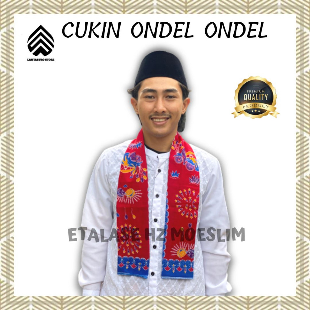 Glamourgemss Cukin Betawi Selendang Betawi Cukin Ondel Ondel Dewasa Dan Anak Betawi Syal Betawi