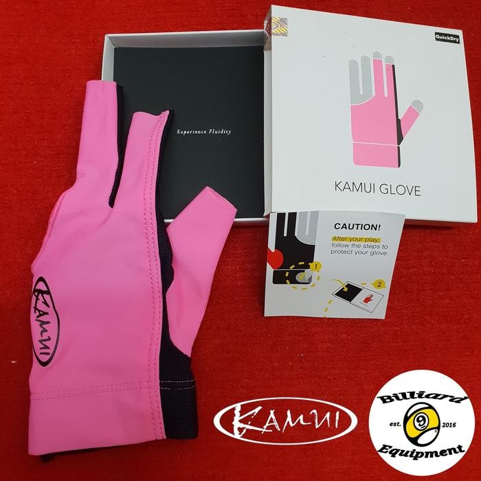 Kamui Glove Pink Sarung Tangan Billiard