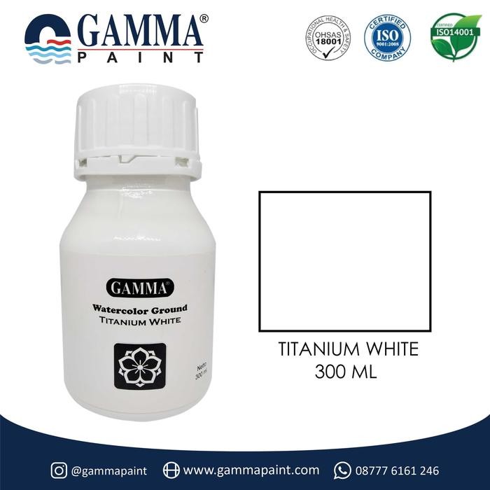 

Watercolor Ground - Cat Dasar Untuk Cat Air - Titanium White 300Ml