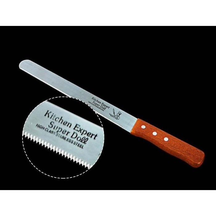 JTTOP" PISAU ROTI TAWAR / PISAU KUE / PISAU SERBAGUNA / PISO ROTI MANIS