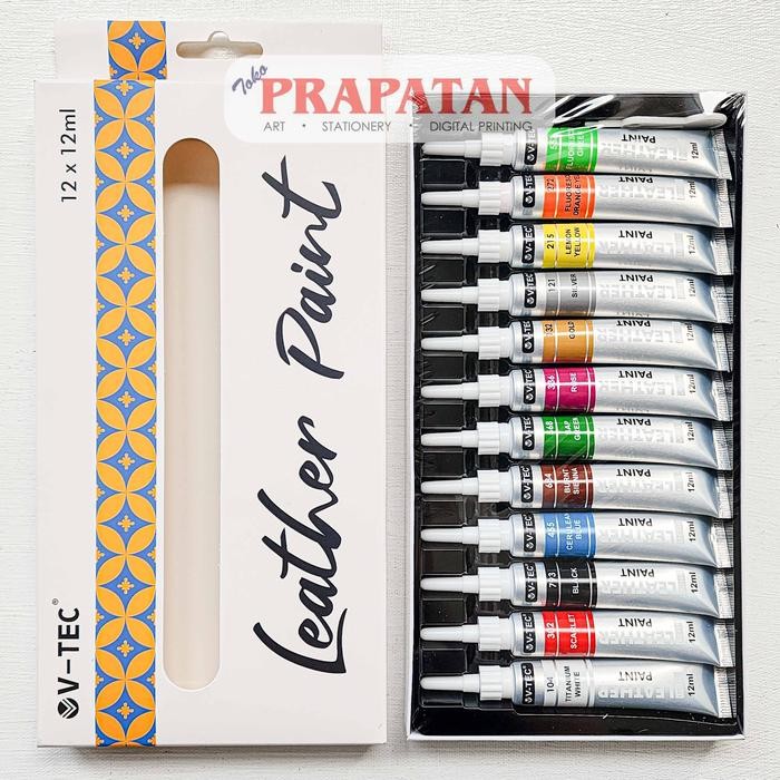 

V-Tec Acrylic Leather Paint 12X12Ml Lpc-1012 Cat Bahan Kulit