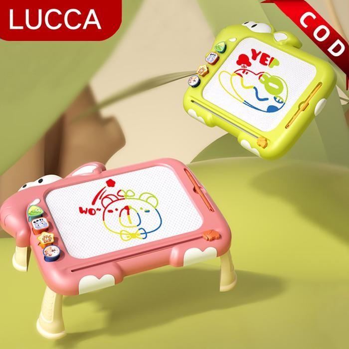 

3 In 1 Multifungsi Meja Belajar Anak Papan Gambar Papan Tulis Gambar Magnetik Writing Drawing Board