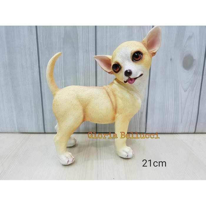 PATUNG PAJANGAN MINIATUR ANJING CIHUAHUA