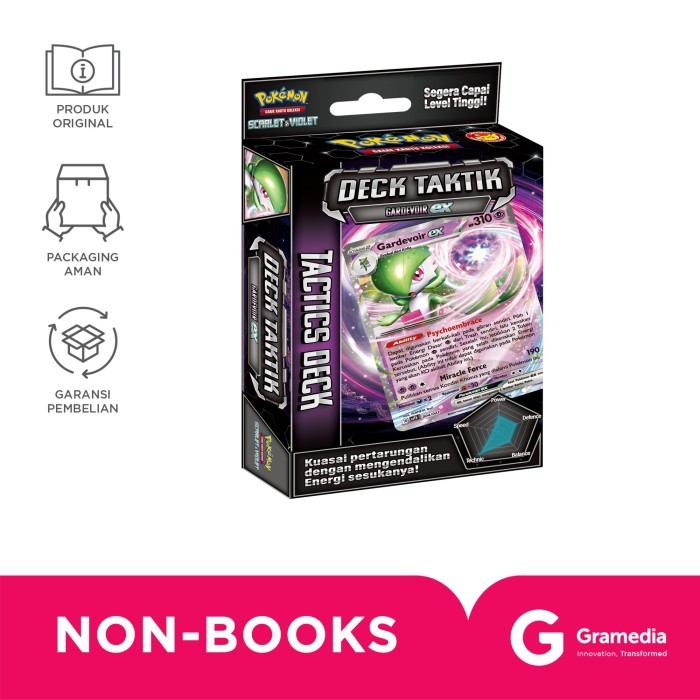 Gramedia Pokemon Game Kartu Koleksi Deck Taktik - Gardevoir Svts