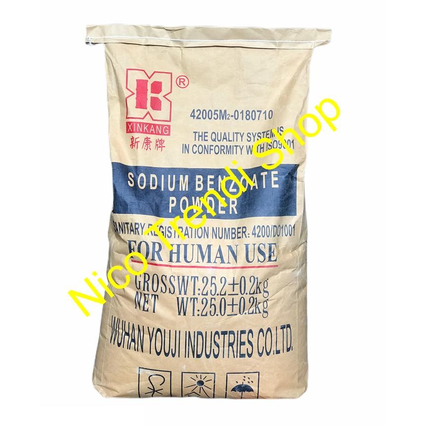 

Promo Sodium Benzoate 25Kg Pengawet Makanan Multifungsi Packing Aman