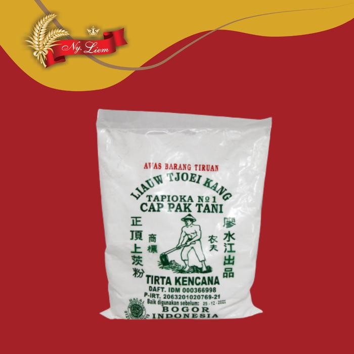 

Produk Terbaru Tirta Kencana Liauw Tjoei Kang Tapioka Cap Pak Tani 1 Kg Packing Aman