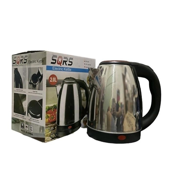 Sqrs Teko Listrik Klc Stainless Steel Pemanas Air Ketel Bonus Tremos Air Panas Coffee #Gratisongkir
