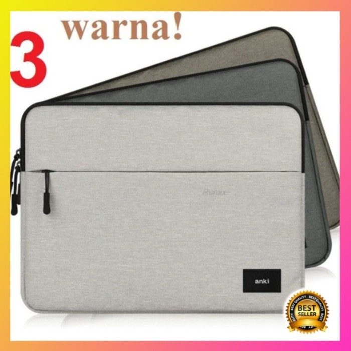 Stok Baru Tas softcase laptop notebook netbook ANKI Sleeve Premium Asus Dell HP