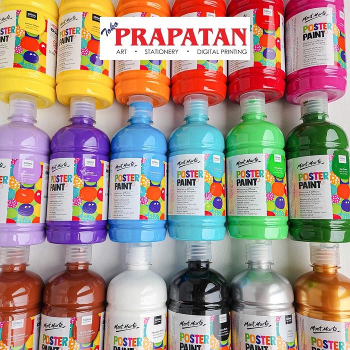 

Mont Marte Poster Paint 500Ml Kids Washable Hand Painting #Gratisongkir