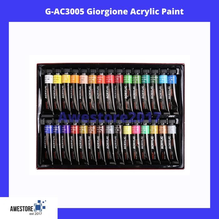 

G-Ac Giorgione Acrylic Paint Cat Akrilik 12/24/30 Warna 12Ml/Botol #Gratisongkir