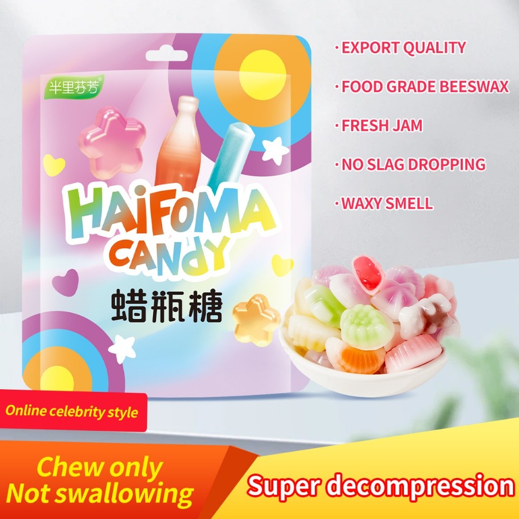 

halfoma Lilin manis-Mengurangi gula wax. Segala macam gaya dan rasa buah